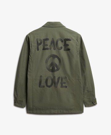 Veste mi-saison Superdry en vert