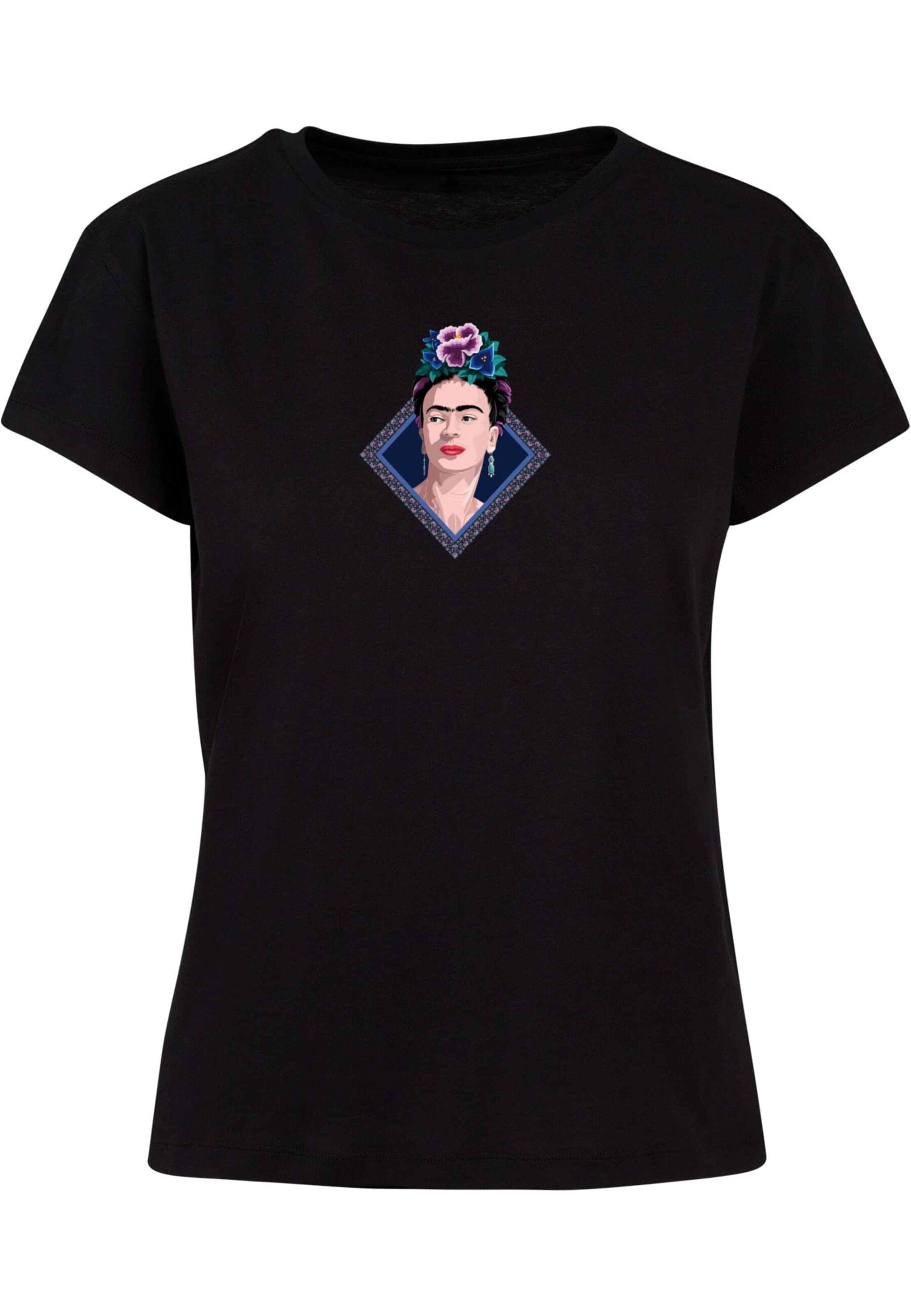 Merchcode Shirt 'Kahlo - Square' in Black: front