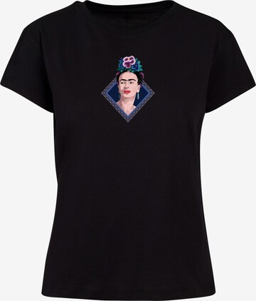 Merchcode T-Shirt 'Kahlo - Square' in Schwarz: predná strana