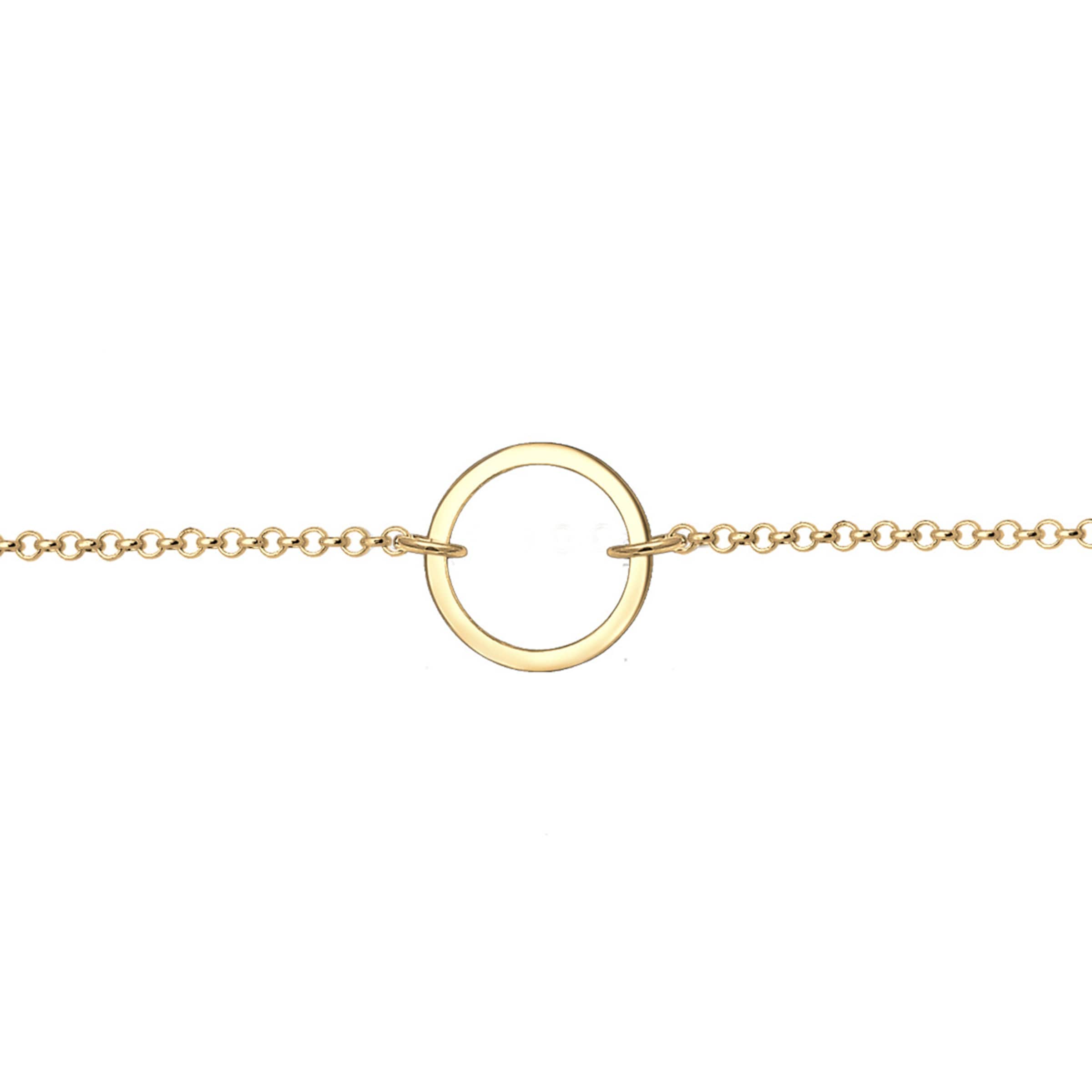 ELLI Necklace 'Kreis' in Gold