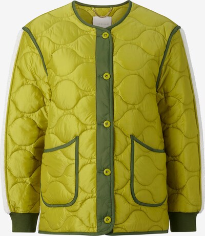 Rich & Royal Jacke in grün / schilf / weiß, Produktansicht