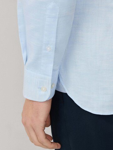 Coupe slim Chemise business Hackett London en bleu