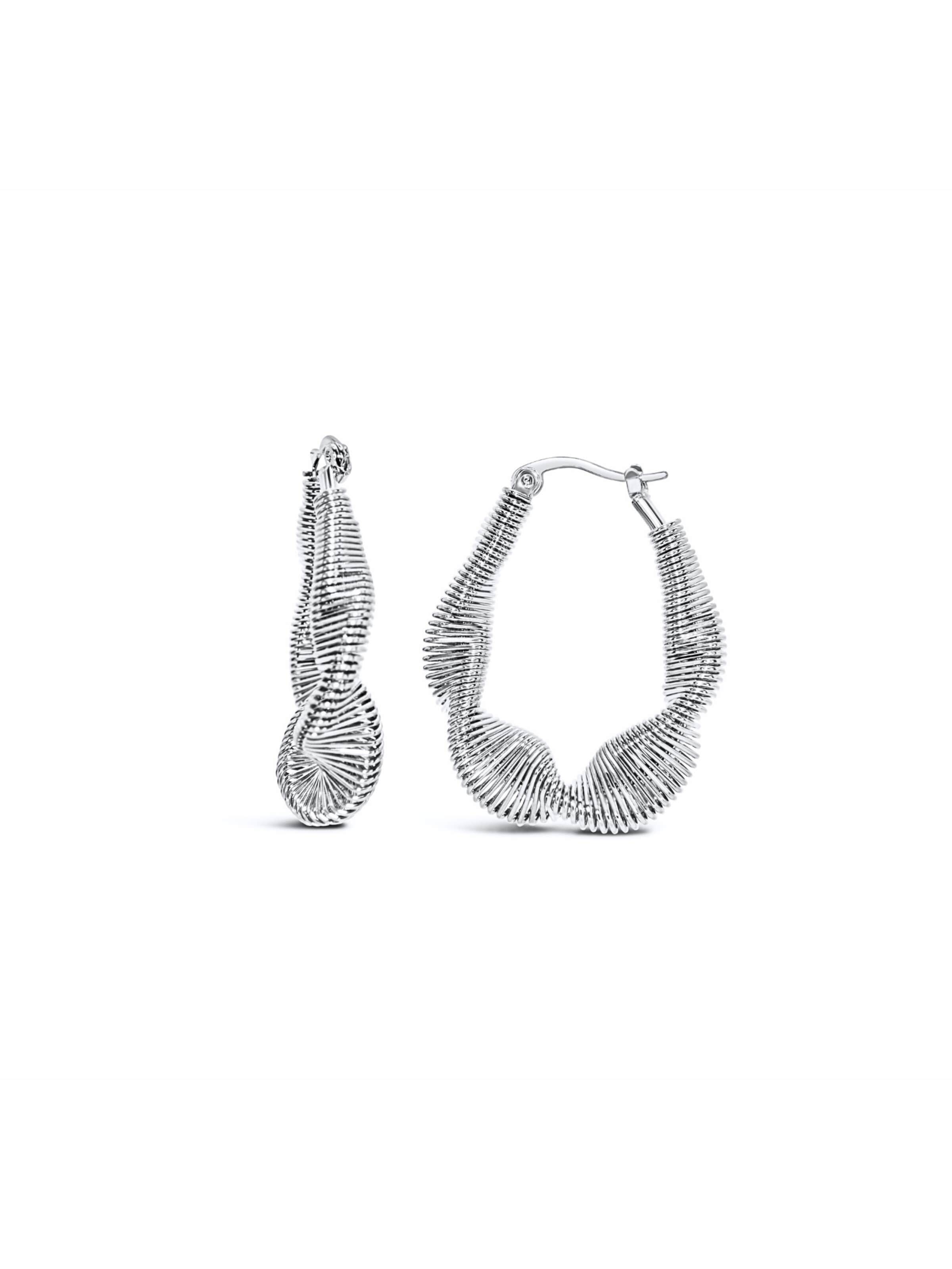 ARS-ARGENTI Ohrringe 'SCULPTURA HELIX HOOPS - silver'‌‌ in Silber