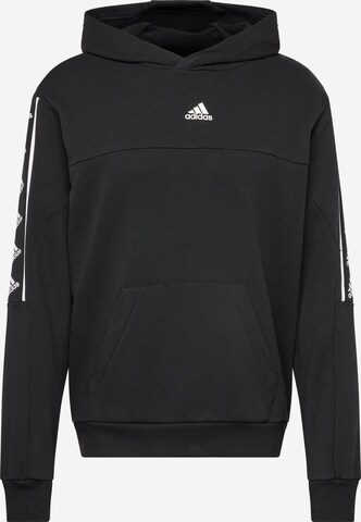 melns ADIDAS SPORTSWEAR Sportiska tipa džemperis 'Brandlove': no priekšpuses