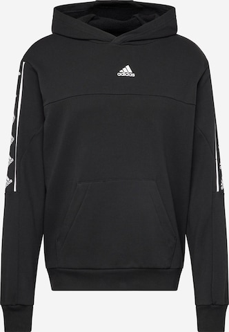 Hanorac sport 'Brandlove' de la ADIDAS SPORTSWEAR pe negru: față