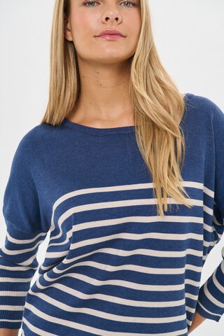 SAINT TROPEZ Sweater 'MilaSZ' in Blue
