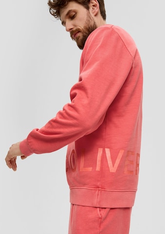 s.Oliver Sweatshirt in Rood