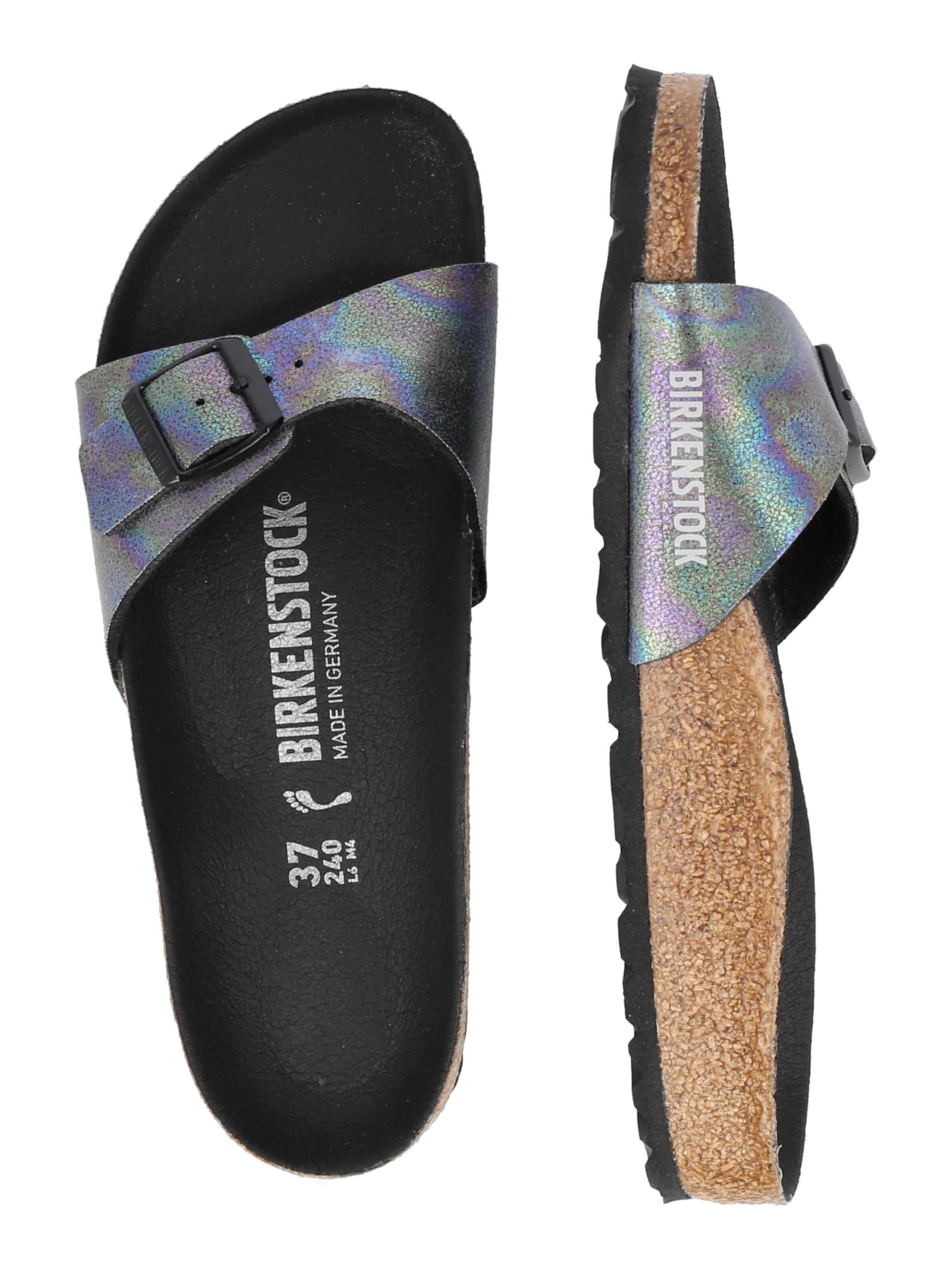 Frauen Pantoletten BIRKENSTOCK Pantolette 'Madrid' in Schwarz - AT33553 Frauen Pantoletten BIRKENSTOCK Pantolette 'Madrid' in Schwarz - AT33553