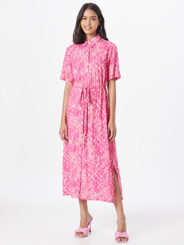 Freebird Shirt dress 'Suzy' in Pink: front