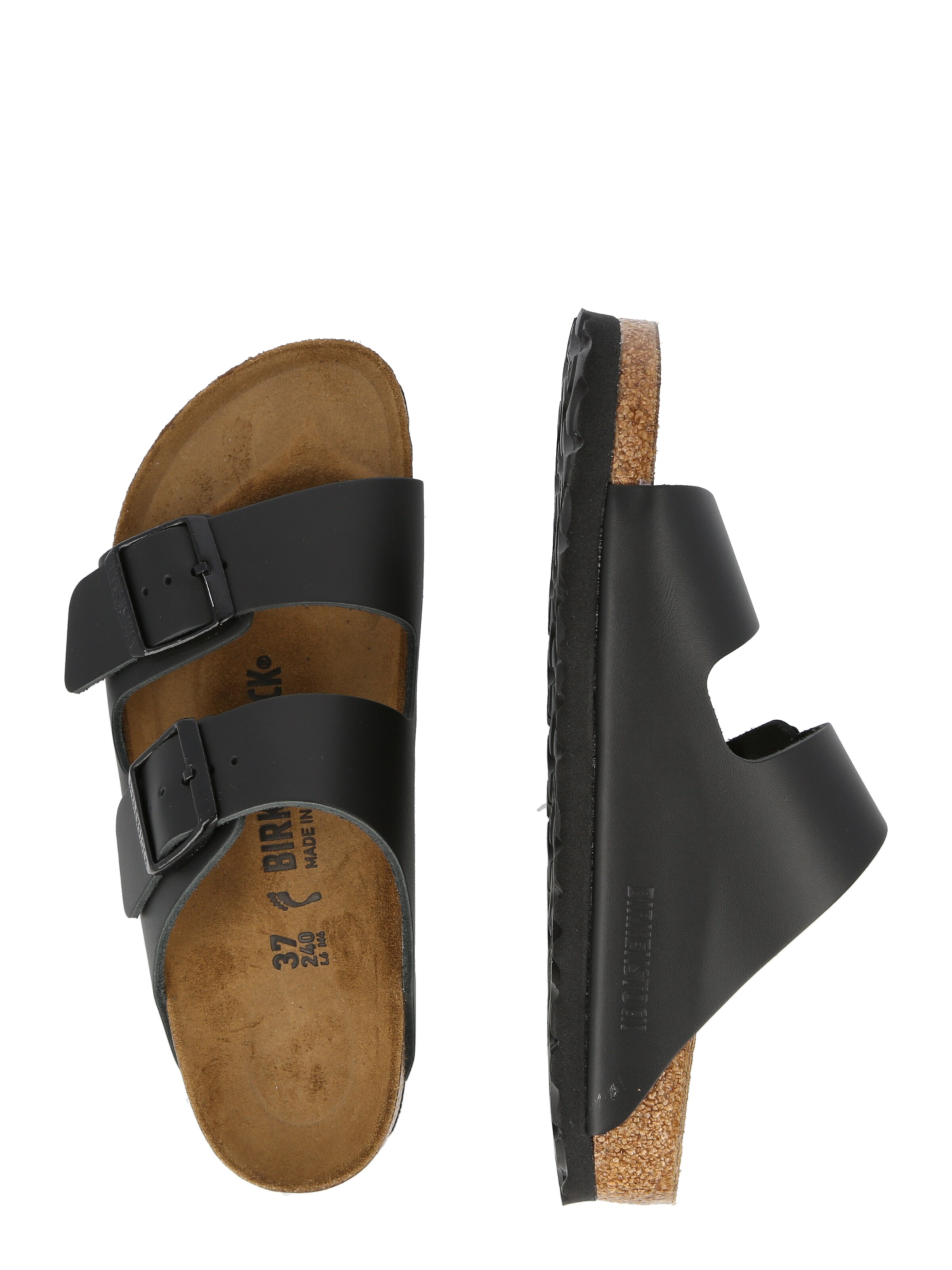 BIRKENSTOCK Pantofle 'Arizona' – černá