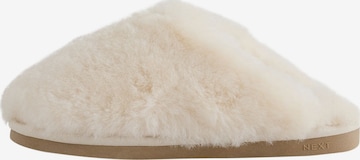 Next Slipper in White: front