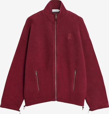 ARMEDANGELS Fleece jas in Rood: voorkant