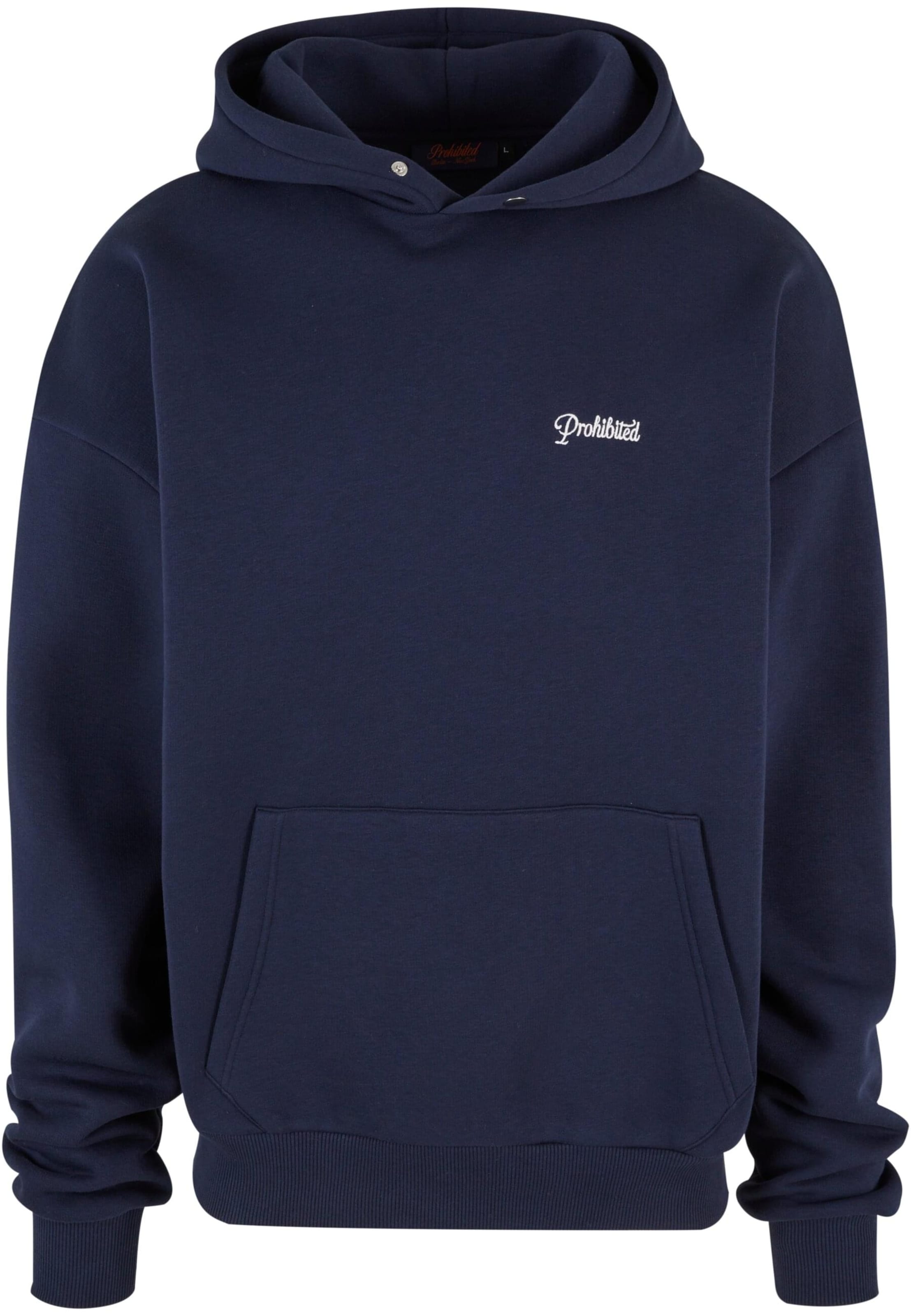 Prohibited Sweatshirt 'New York' in Blau: Vorderseite