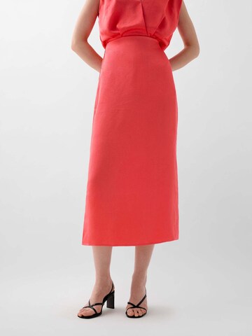 Scalpers Crinkle Skirt ' ' in Pink
