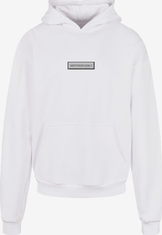 F4NT4STIC Sweatshirt 'SIlvester Party Happy People Only' in Weiß: Vorderseite