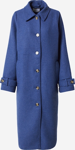 Envii Between-Seasons Coat 'BISMUTH' in Blue: front
