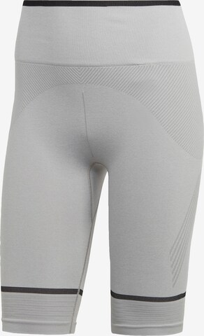 ADIDAS BY STELLA MCCARTNEY Skinny Workout Pants in Grey: front