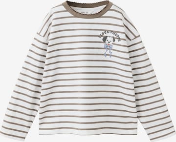 Tricou de la MANGO KIDS pe alb: față