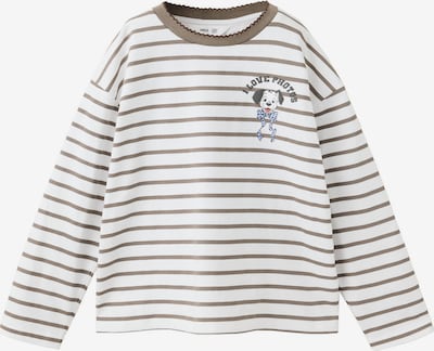 MANGO KIDS Paita koossa 98 värissä vaaleansininen / ruskea / musta / valkoinen, Tuotenäkymä