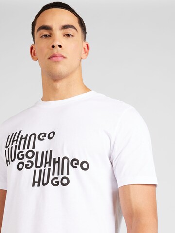 HUGO Shirt 'Davalon' in Wit