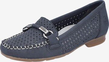 Rieker Mocassins in Blauw: voorkant