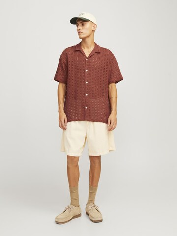 JACK & JONES Comfort Fit Skjorte i rød