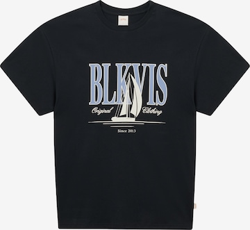 BLKVIS - Camisa 'La Vela' em preto: frente