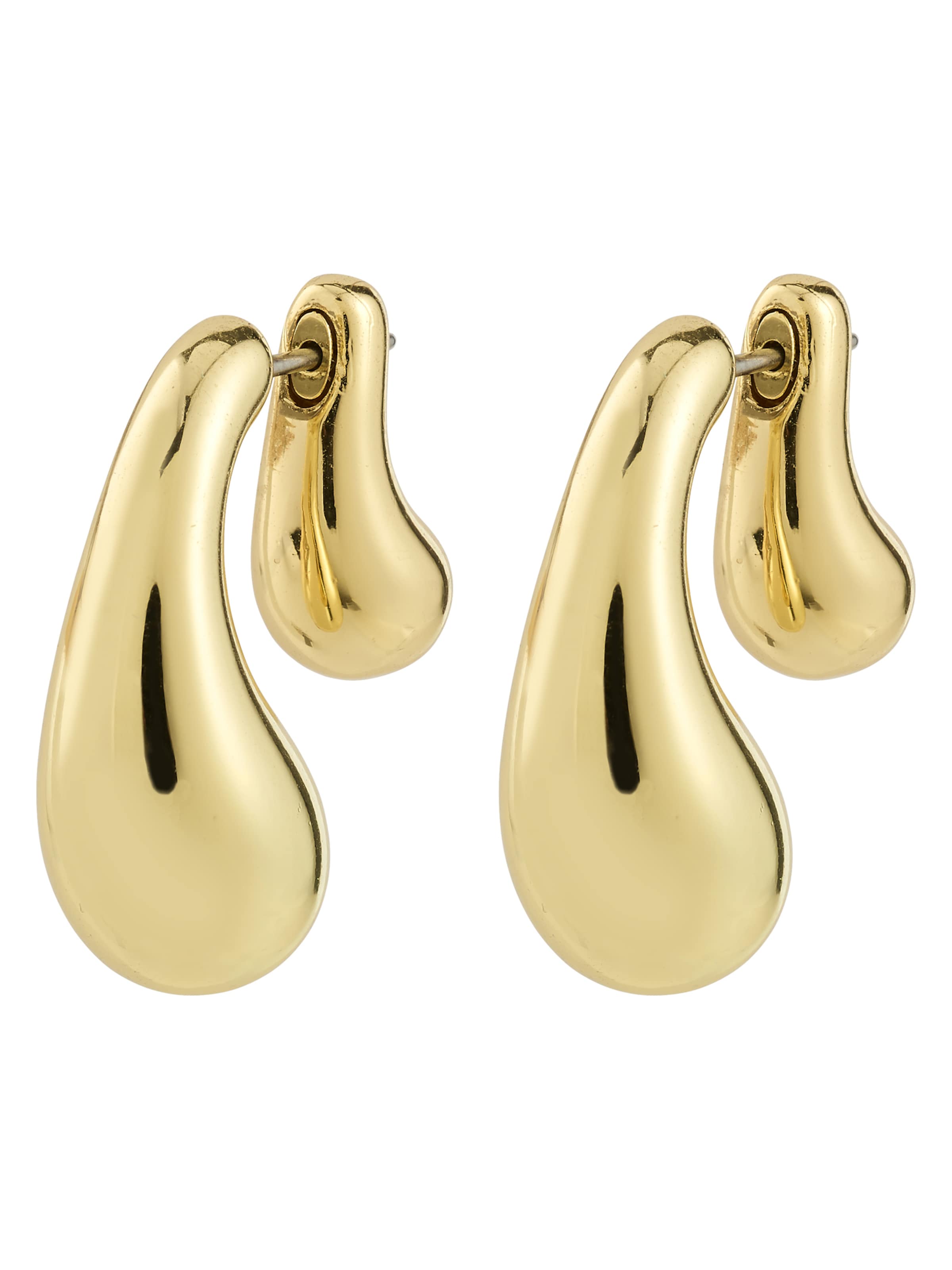 Pilgrim Kõrvarõngas 'Jennings', värv Kuld: eest vaates