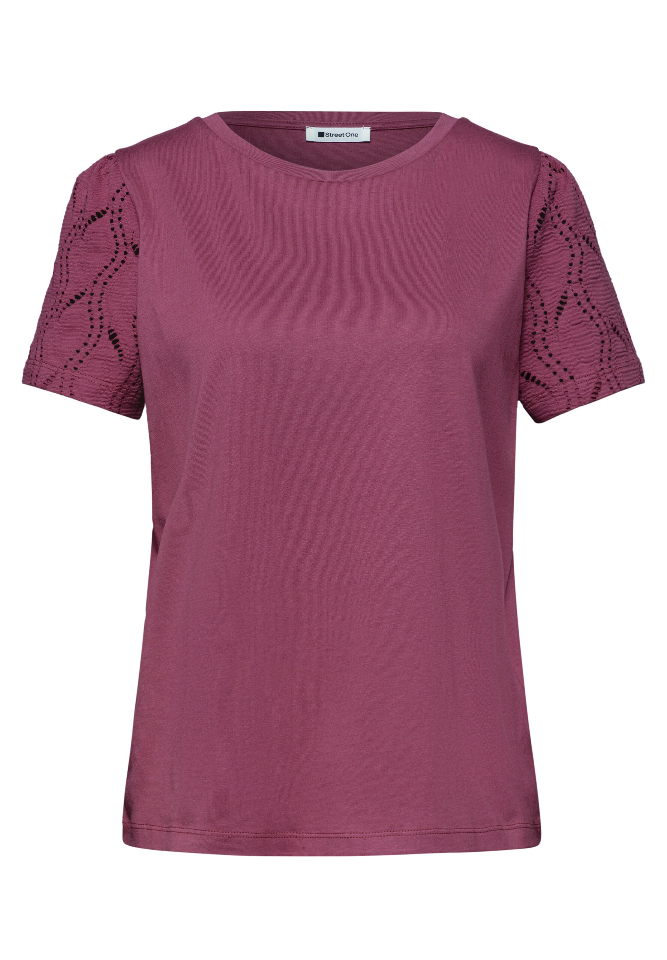 STREET ONE Shirt in Pink: front