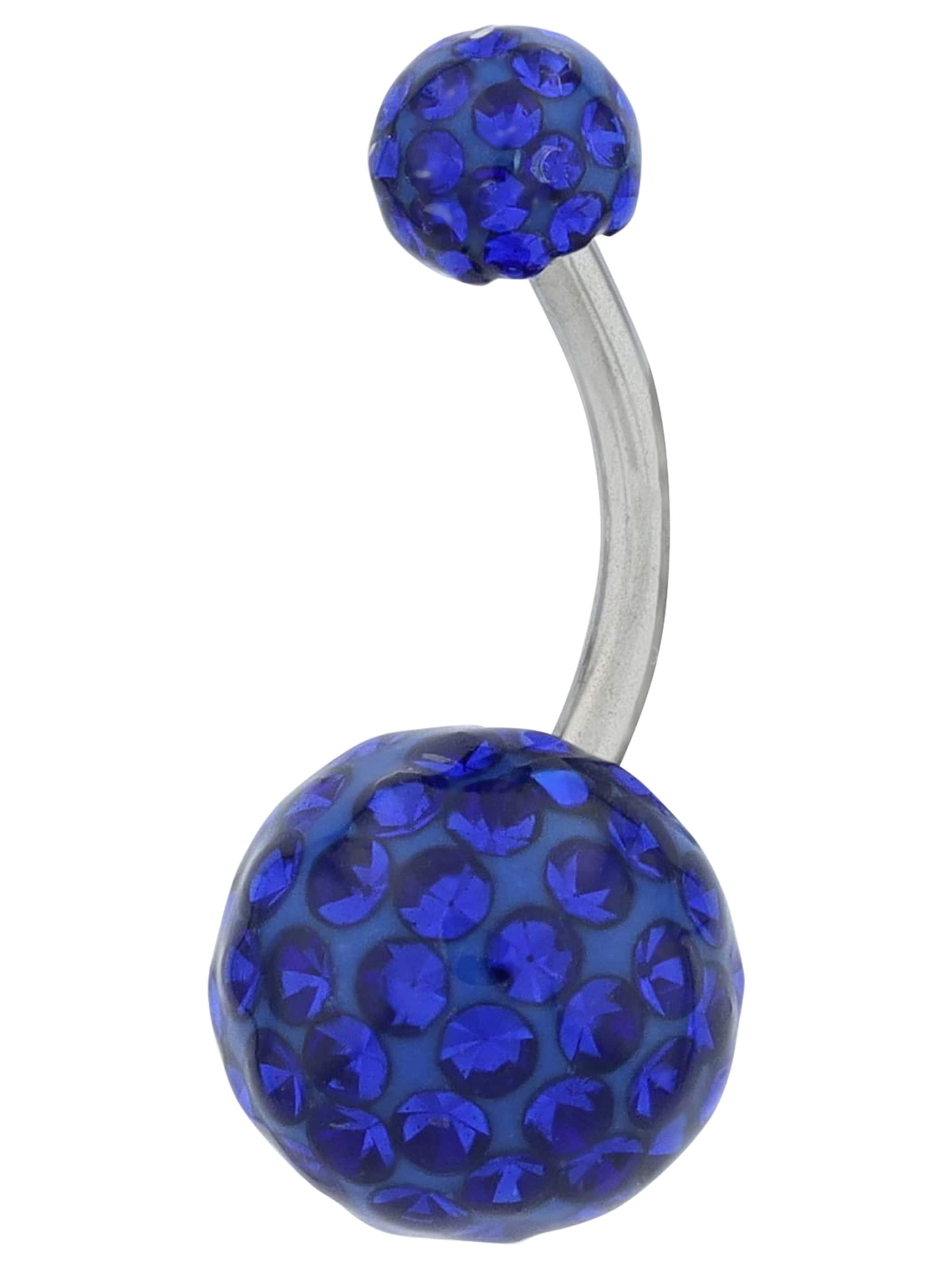 Akzent Piercings 'langlebig' in Blue: front