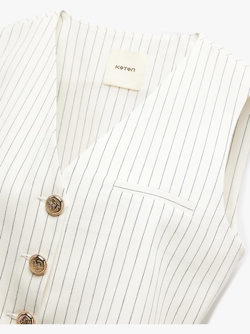 Koton Suit Vest in White
