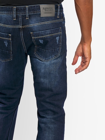 Alessandro Salvarini Regular Jeans 'Carlo ' in Blau