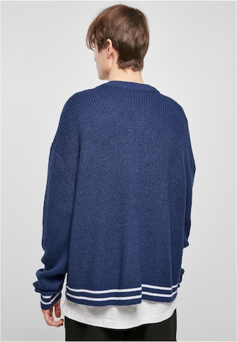 Urban Classics Knit Cardigan in Blue