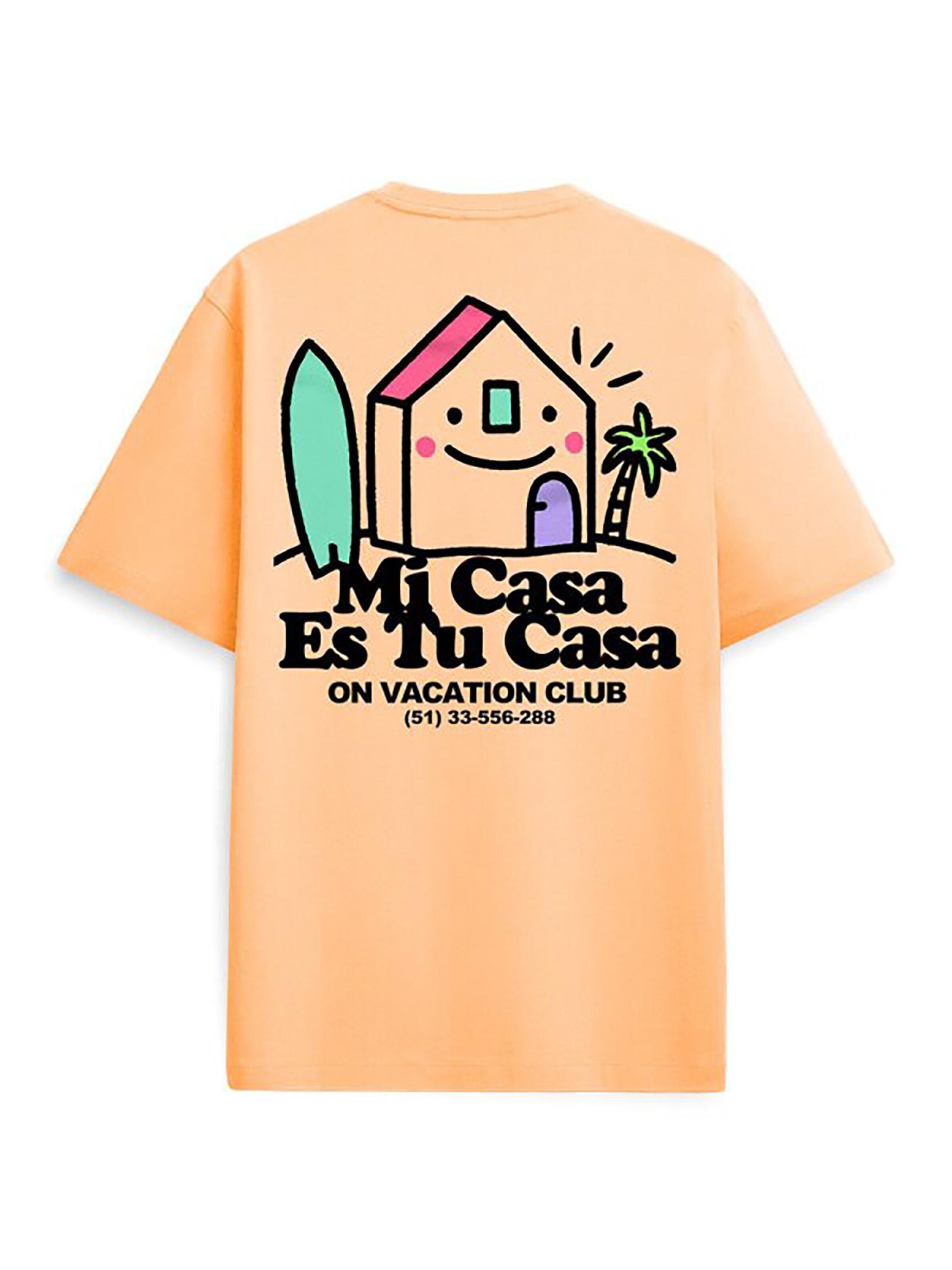 On Vacation Shirt 'Mi Casa' in Orange
