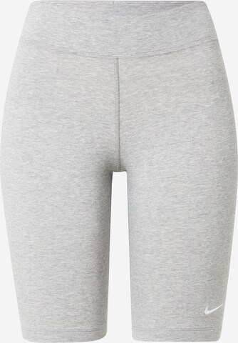 Nike Sportswear Skinny Shorts 'Essential' in Grau: predná strana