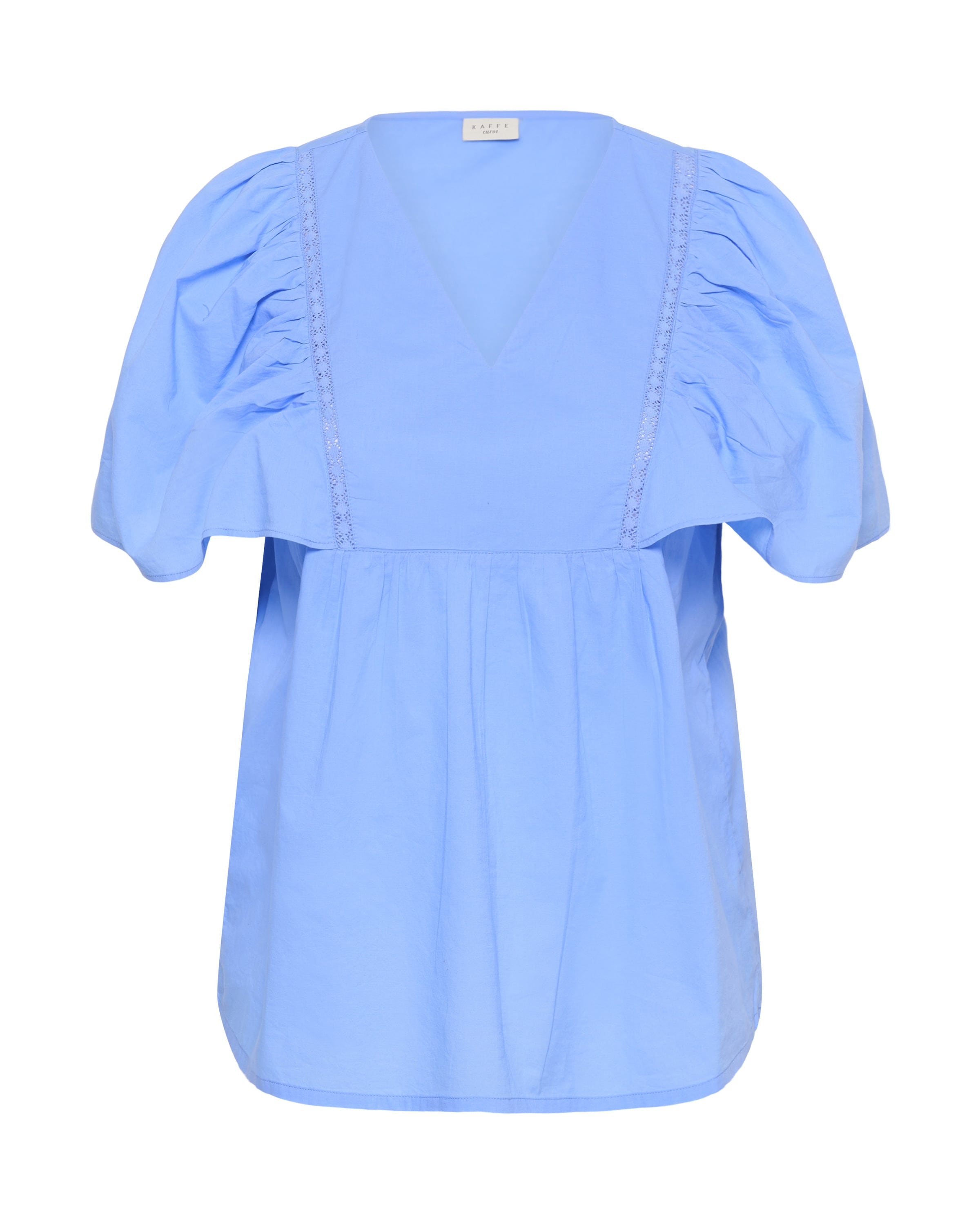 KAFFE CURVE - Blusa 'KCkarlia' en azul: frente