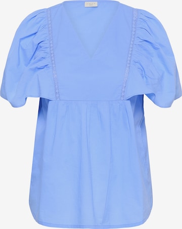 KAFFE CURVE - Blusa 'KCkarlia' em azul: frente