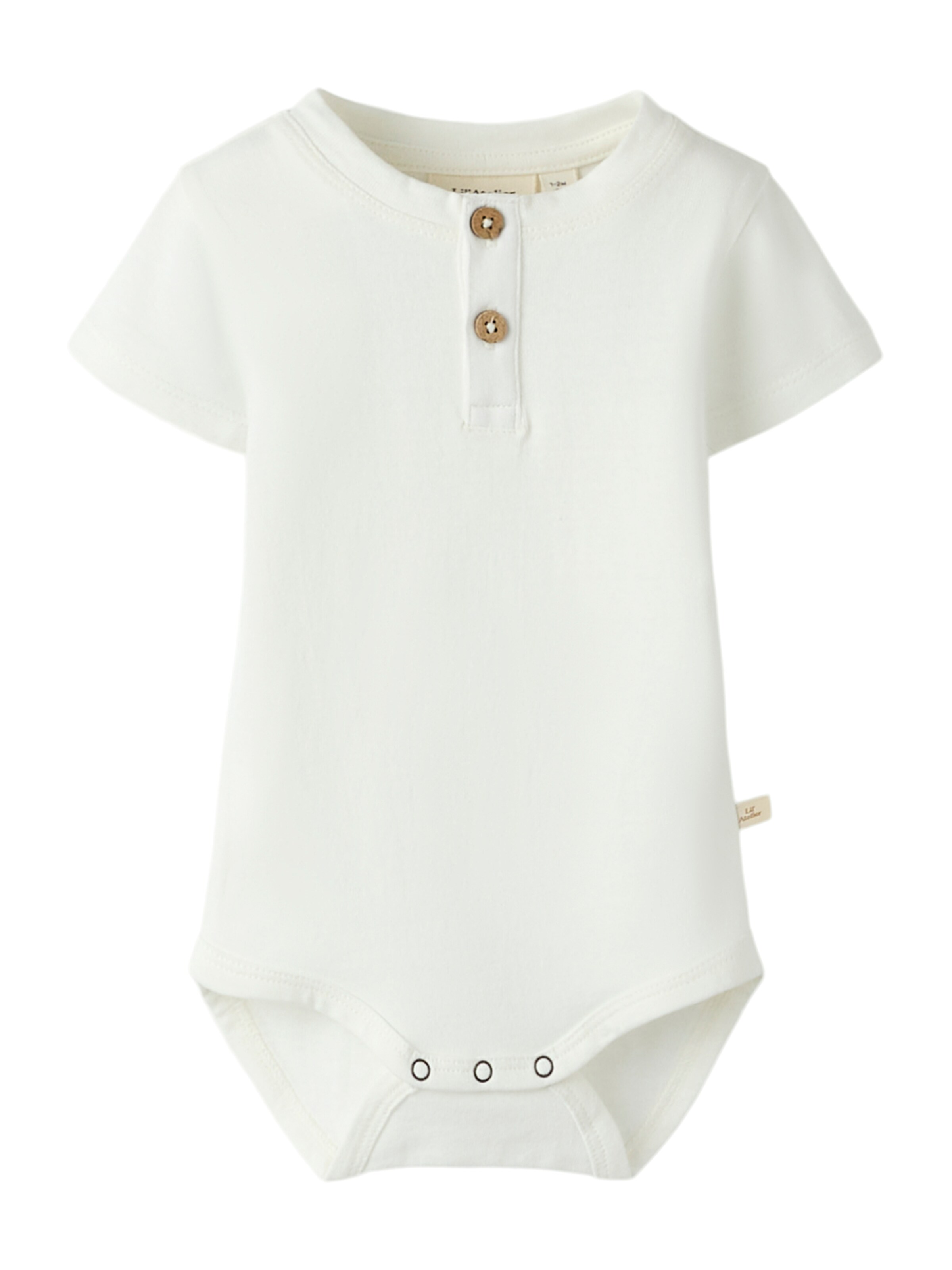 Lil'Atelier Φορμάκι/κορμάκι 'NBMDOLAN' σε λευκό: μπροστά