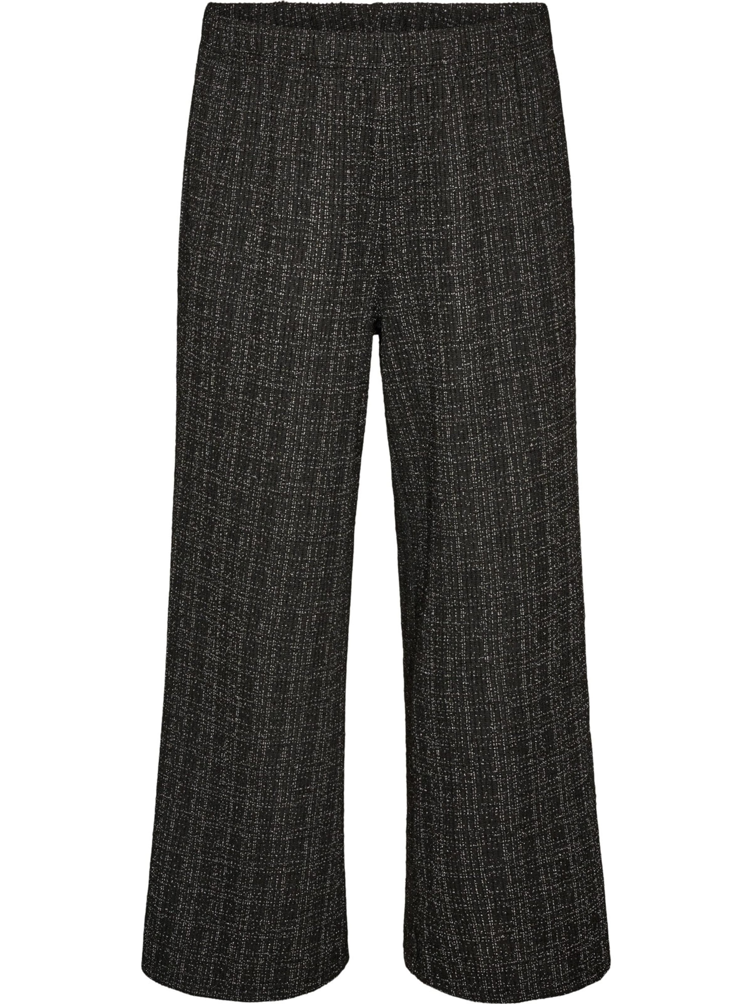 Zizzi Regular Broek 'ELEA' in Zwart: voorkant