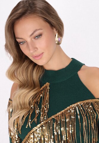 Pull-over faina en vert