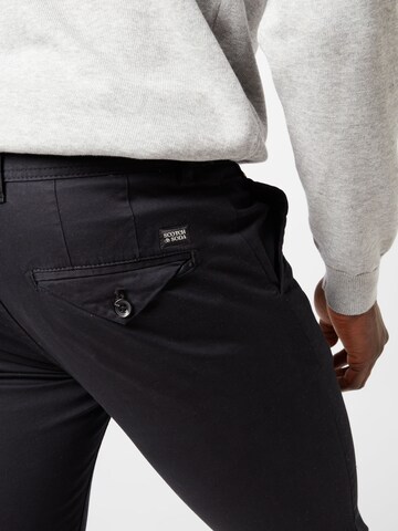 Coupe slim Pantalon chino 'Mott' SCOTCH & SODA en noir