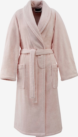 Ralph Lauren Home Long Bathrobe in Pink: front