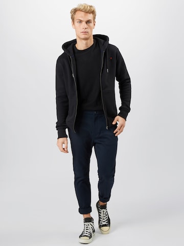 Superdry Sweat jacket in Black