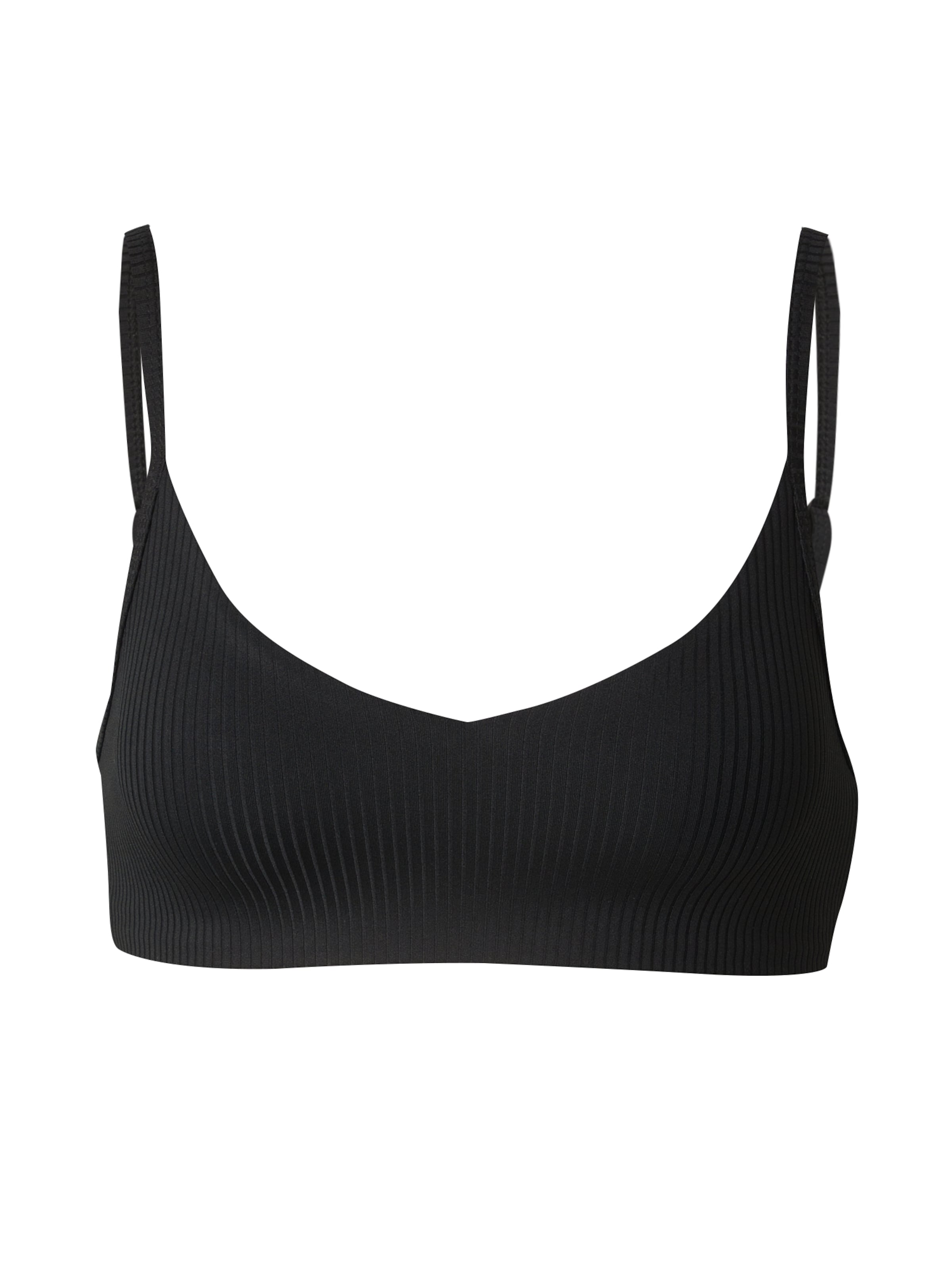 melns Champion Authentic Athletic Apparel Bezvīļu Krūšturis: no priekšpuses