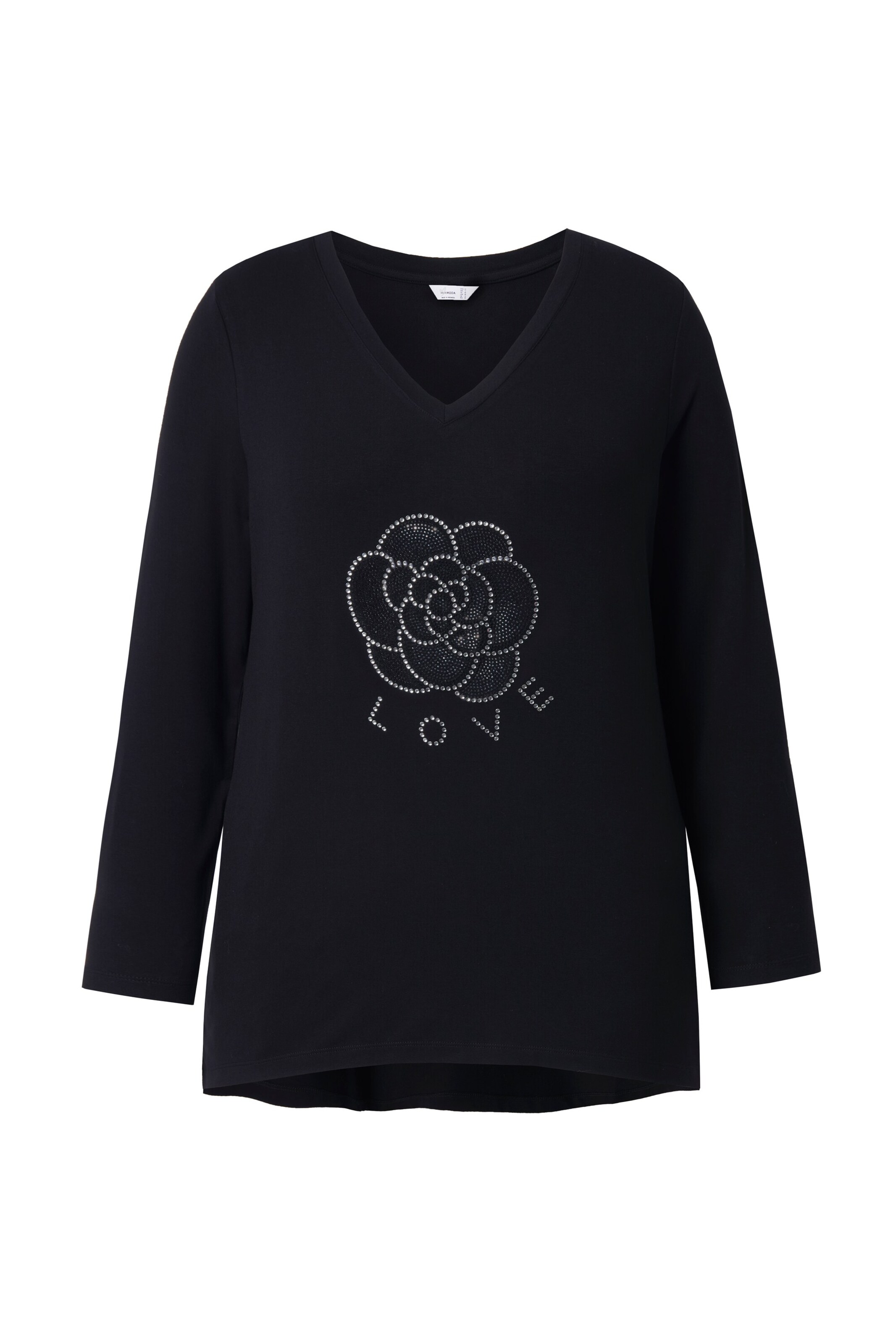 MIAMODA Shirt in Schwarz: Vorderseite