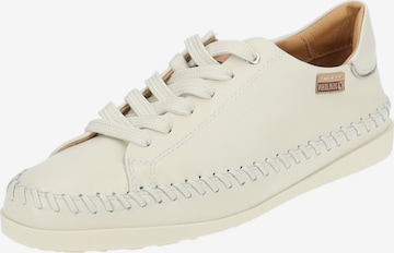 Chaussure à lacets PIKOLINOS en beige : devant