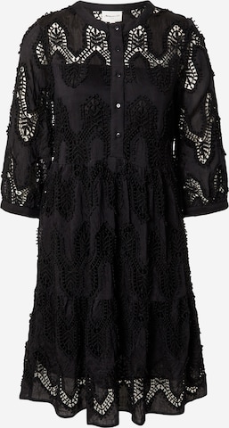 Maison 123Košulja haljina 'OCEANE' - crna boja: prednji dio