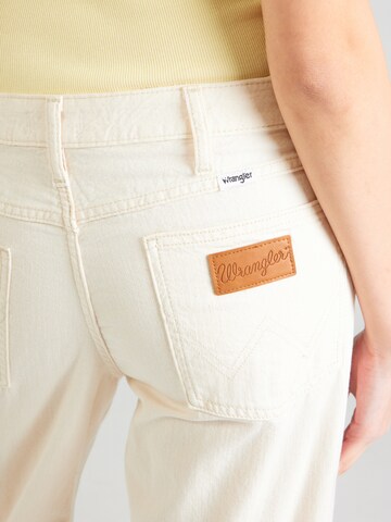 WRANGLER Wide leg Τζιν 'WORLD WIDE' σε μπεζ