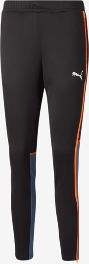 Pantaloni sportivi PUMA di colore blu fumo / arancione / nero / bianco, Visualizzazione prodotti