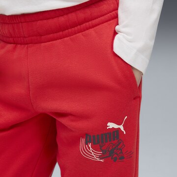 PUMA Tapered Hose 'Little Runners' in Rot